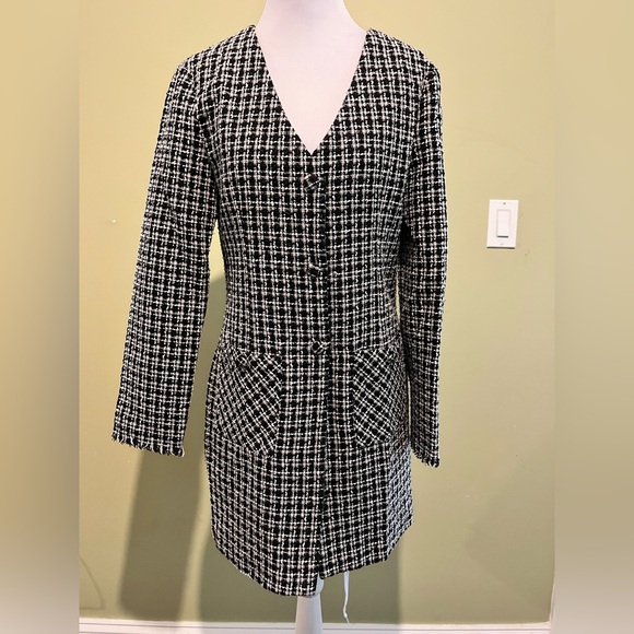 Crescent Jackets & Blazers - Crescent Long Tweed Jacket
